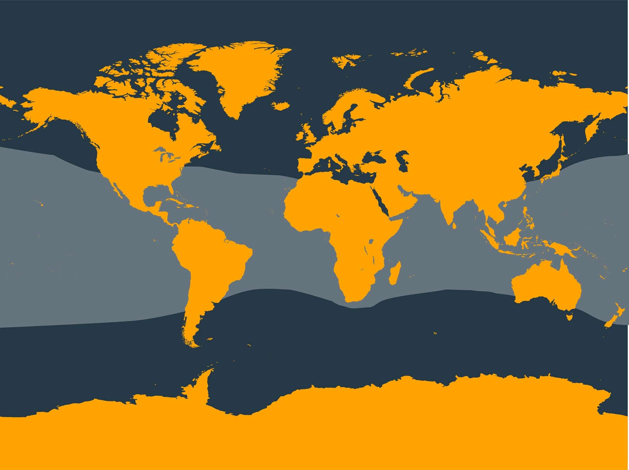 Brydes's whale distribution map