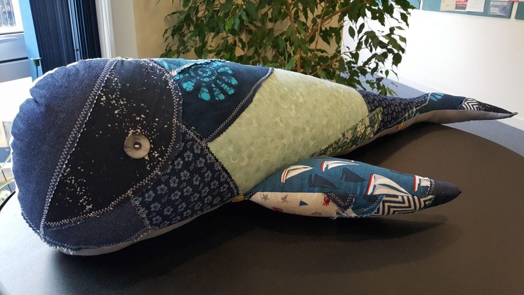 Walter the fabric whale