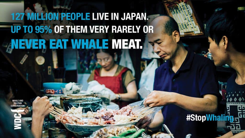 They want to keep killing whales, so they need to persuade people to eat them.